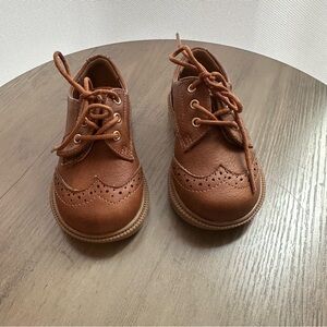 Classic Brown Kids Oxford Shoes